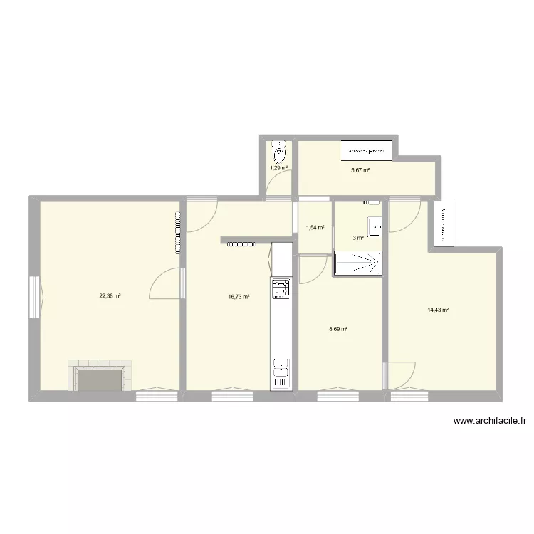 Appartement 01. Plan de Appartement 01. Plan de