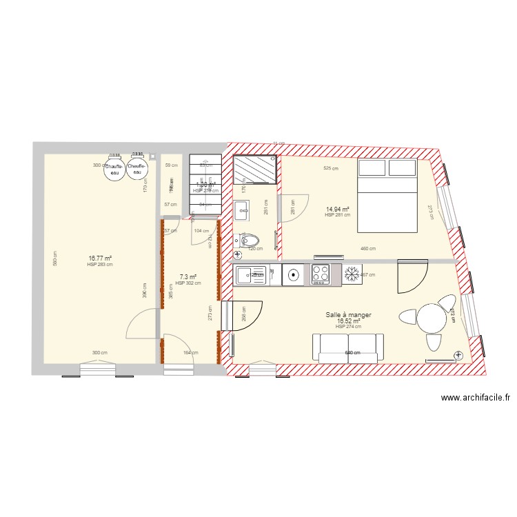 Pascale Branne RDC. Plan de 0 pièce et 0 m2