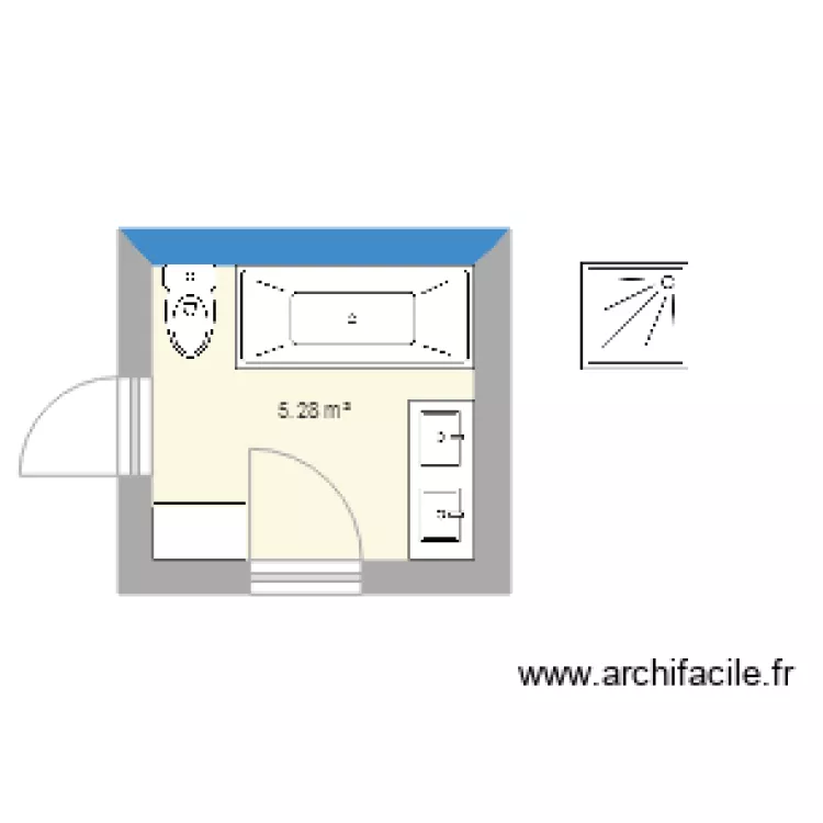 sdb1 etage. Plan de sdb1 etage. Plan de