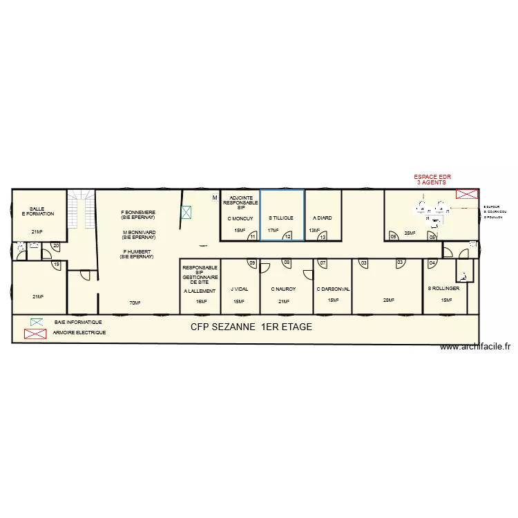 SEZANNE 1ER ETAGE 2. Plan de 
