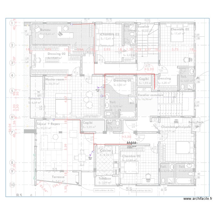 Internet immeuble TANAZOU Etage1. Plan de 0 pièce et 0 m2