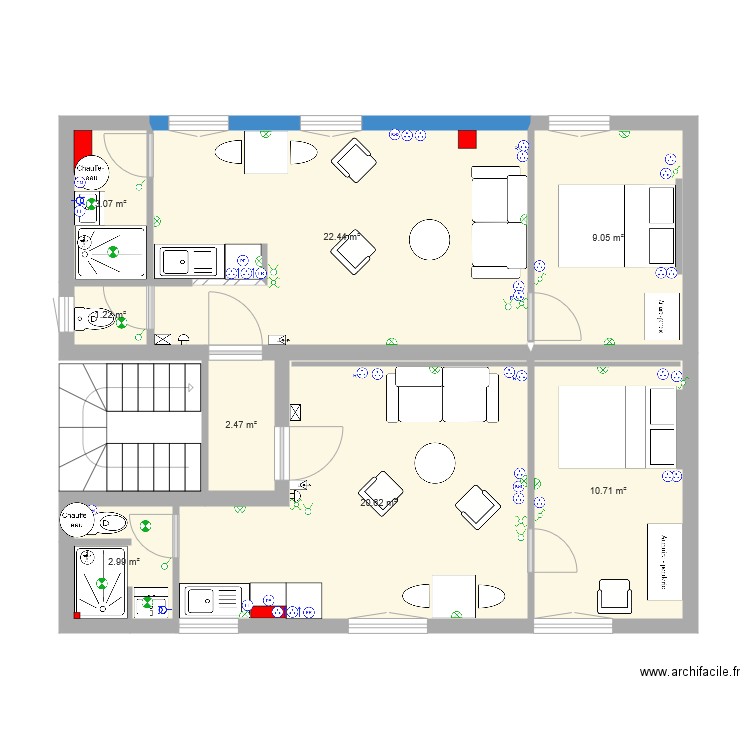 StCloud projet plan elec. Plan de 0 pièce et 0 m2