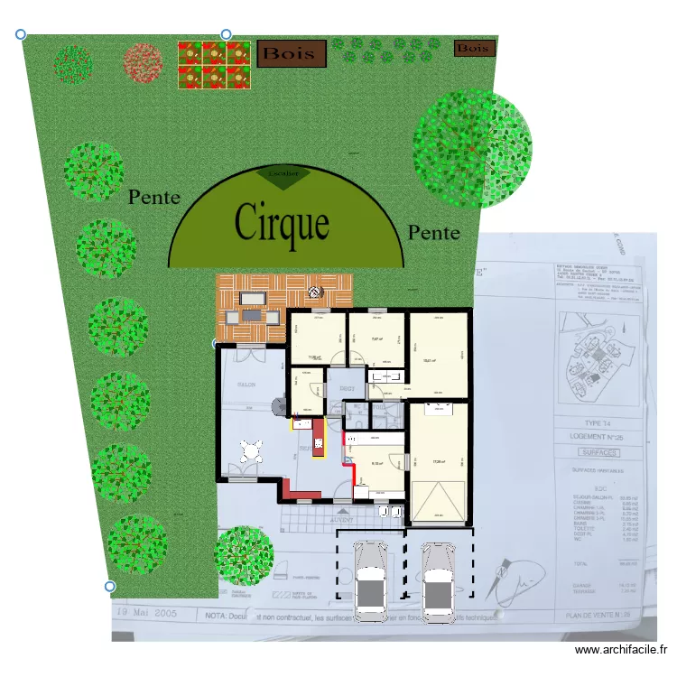 Maison bis 2. Plan de 
