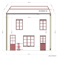 FACADE  COTE NORD OUEST 1a