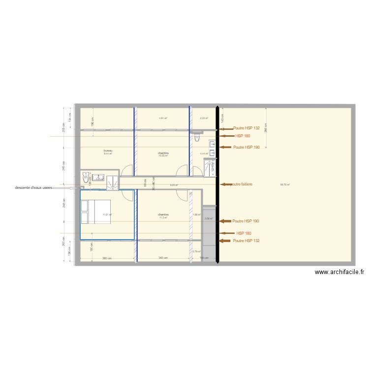 bayard final V7 locataire TEST. Plan de 0 pièce et 0 m2