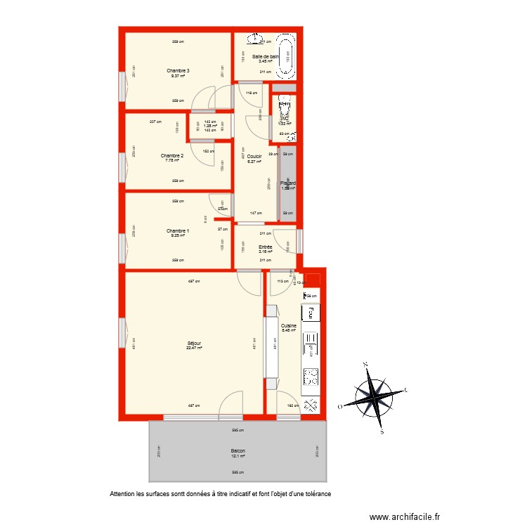 BI 4766 Côté. Plan de 0 pièce et 0 m2