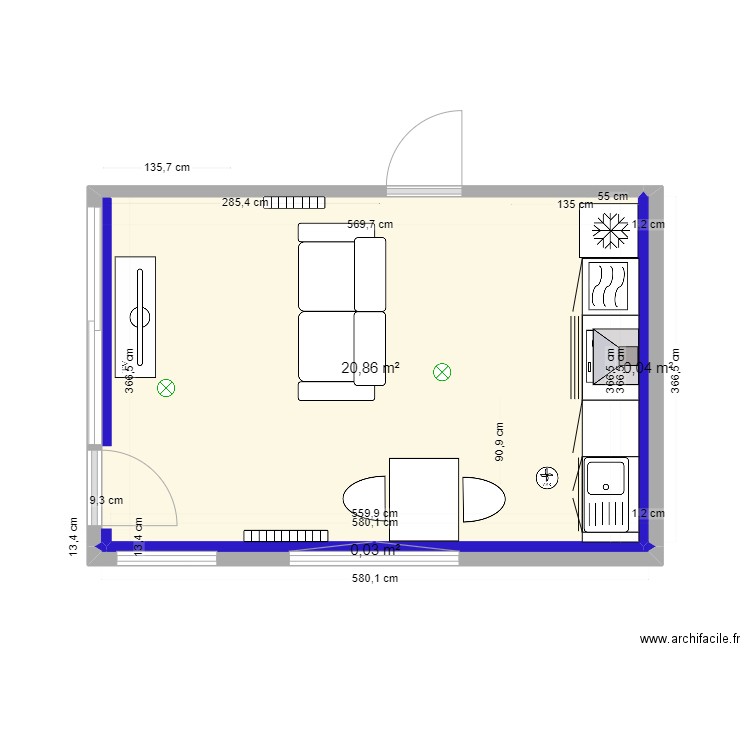 Plan PM Pièce Principale 1. Plan de 0 pièce et 0 m2