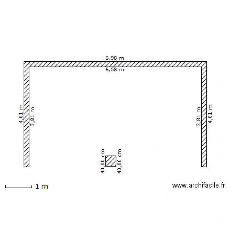 batiment vue de dessus. Plan de 0 pièce et 0 m2