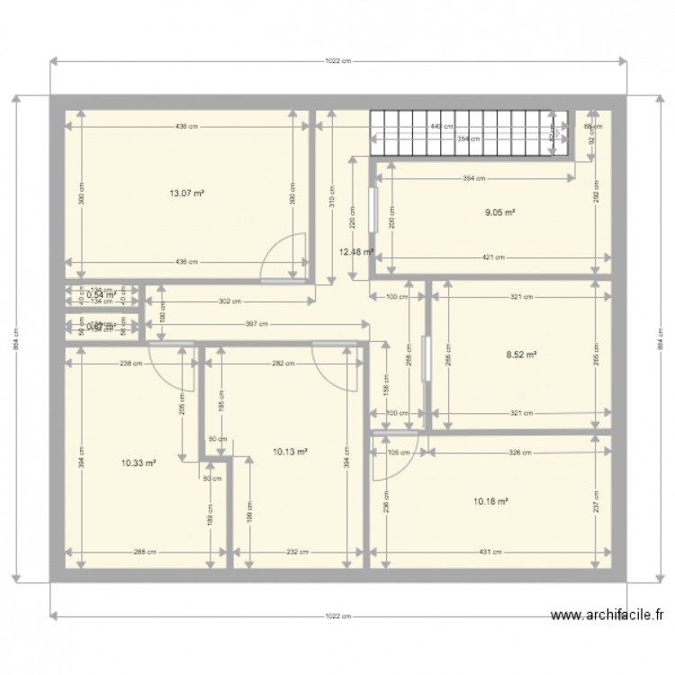 ETAGE 1. Plan de 0 pièce et 0 m2