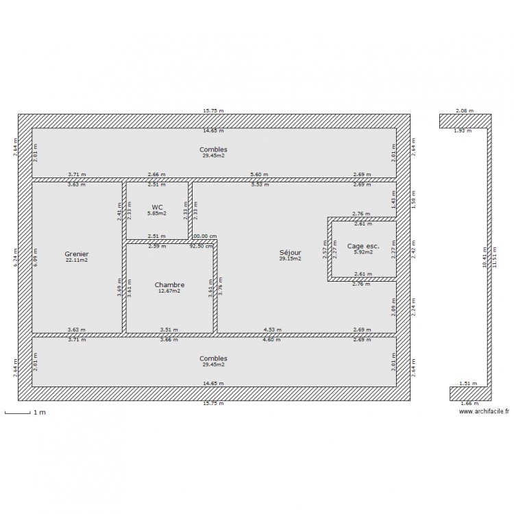 Appart. Plan de 0 pièce et 0 m2