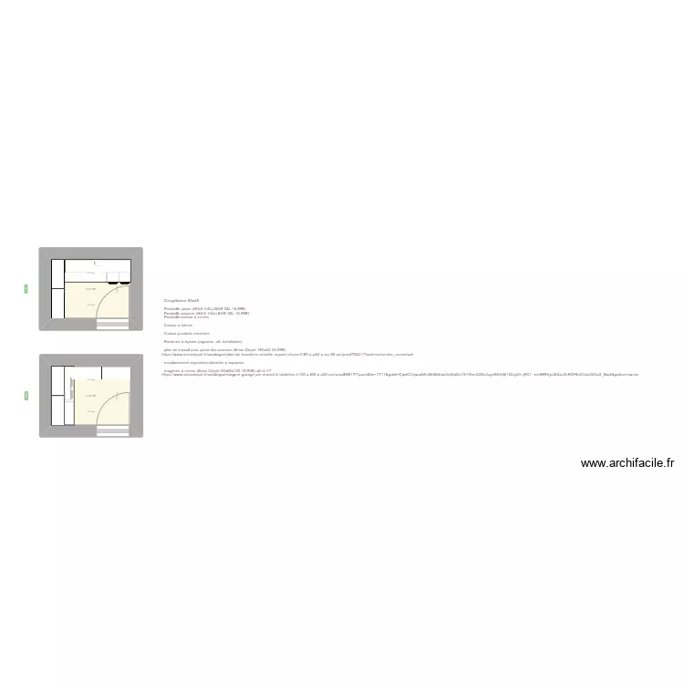 Am&eacute;nagements Stenay. Plan de 