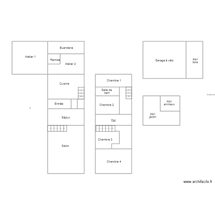 PLONEOUR LANVERN LARBI. Plan de 20 pièces et 85 m2