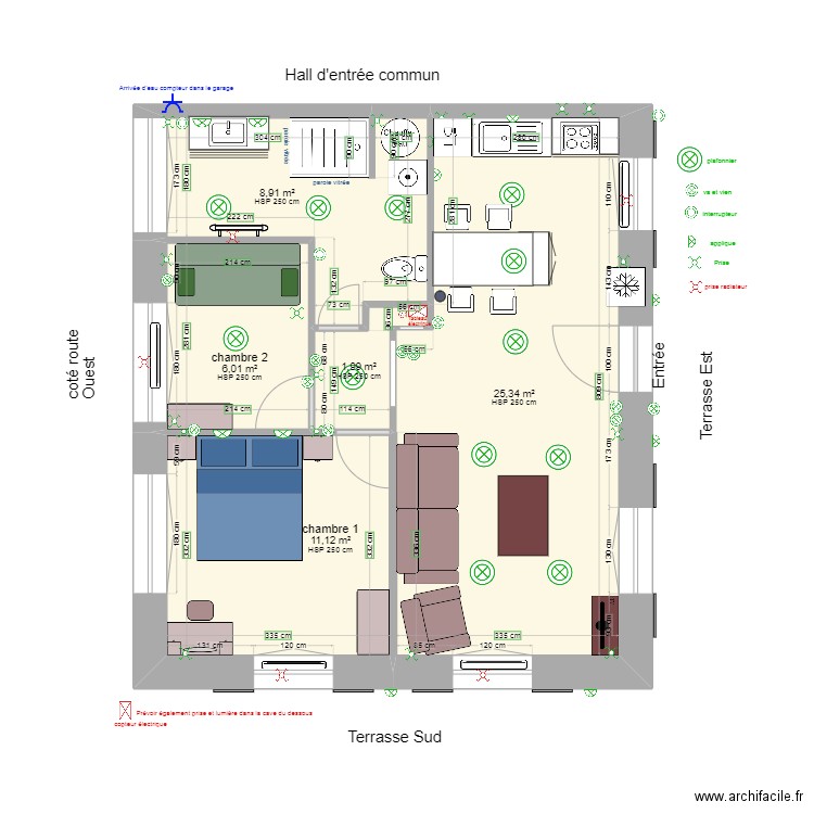 luth rez de chaussée. Plan de 77 pièces et 965 m2