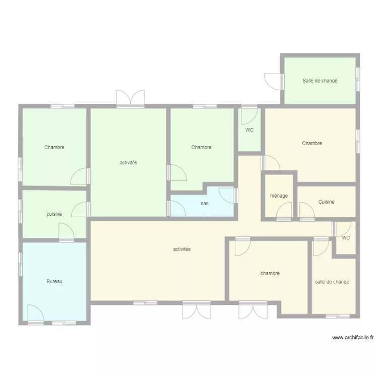 saline  1 et 2. Plan de 