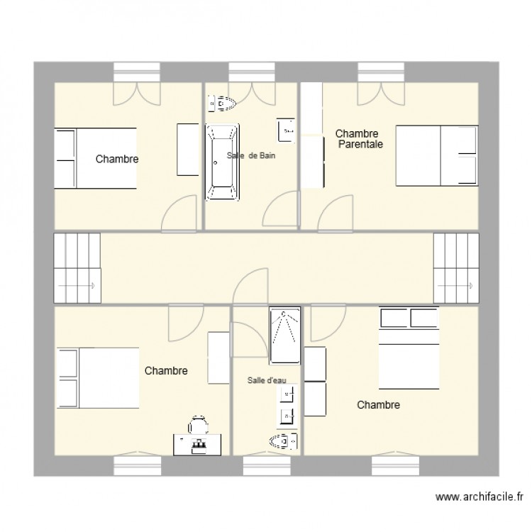 PONCET 1ier Etage. Plan de 0 pièce et 0 m2