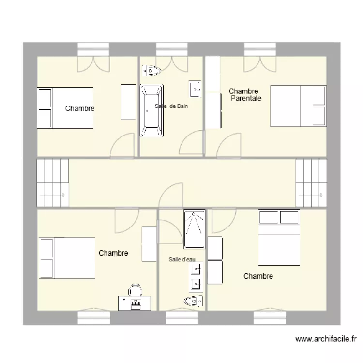 PONCET 1ier Etage. Plan de 