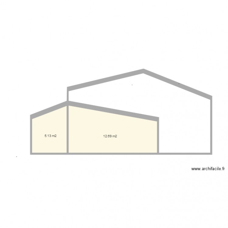 Profil maison actuel. Plan de 0 pièce et 0 m2
