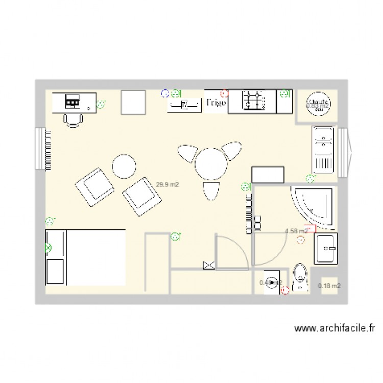 2015 plan 39 34 2  4avec meubles2. Plan de 0 pièce et 0 m2