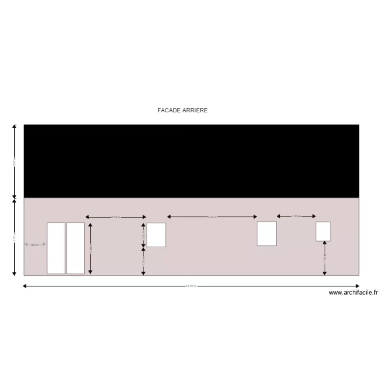 Facade arriere 30 11. Plan de 