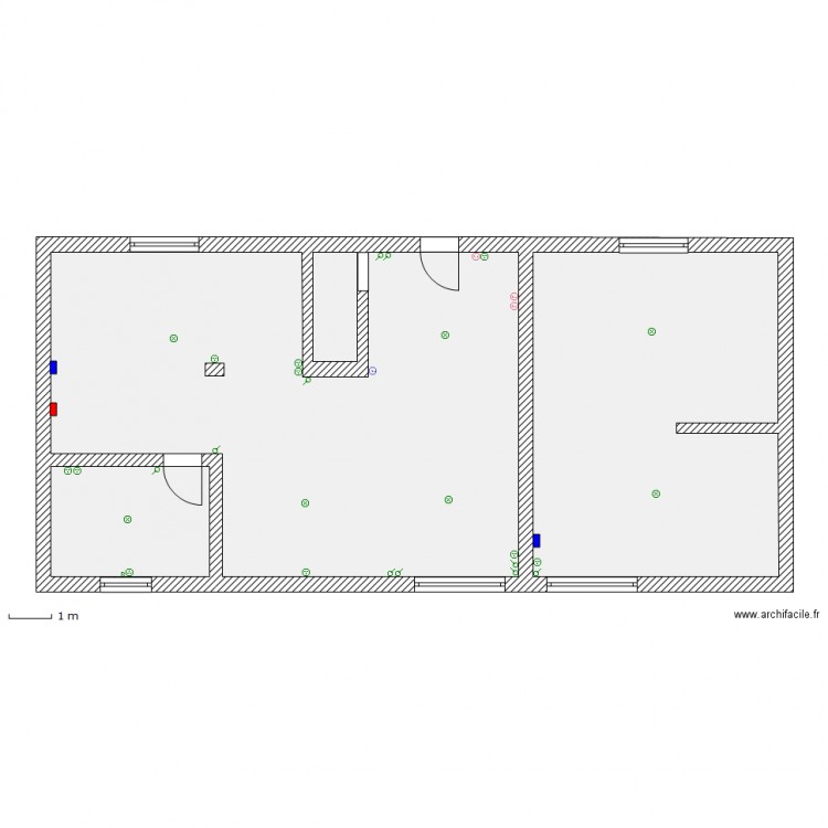 GARAGE (Electricité). Plan de 0 pièce et 0 m2