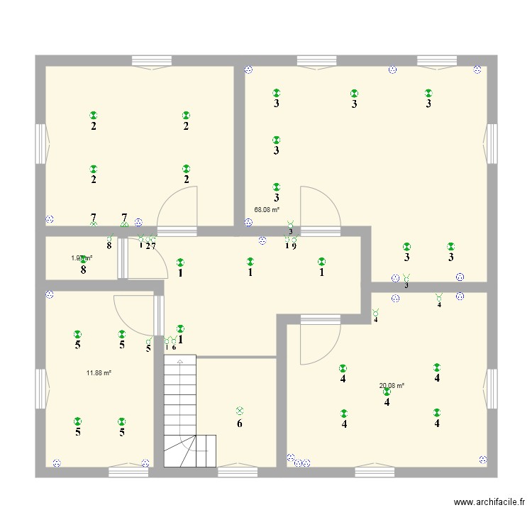 test. Plan de 0 pièce et 0 m2