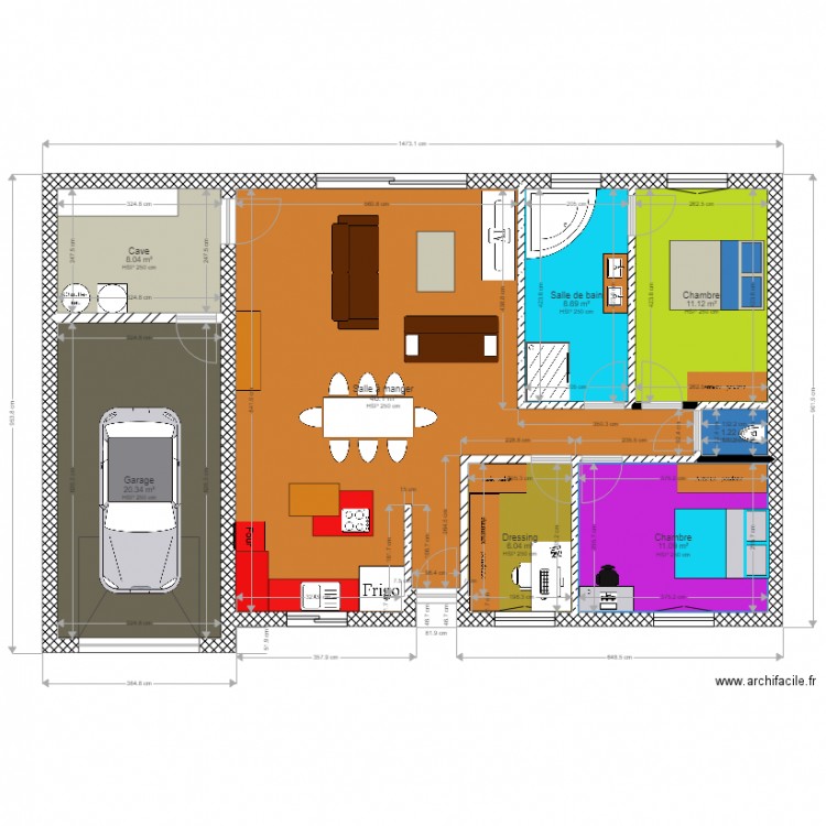 maison natilia 3 couleurs. Plan de 0 pièce et 0 m2