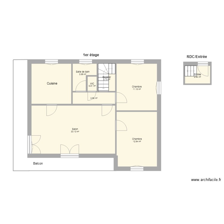 MEILLER Sorbiers. Plan de 0 pièce et 0 m2