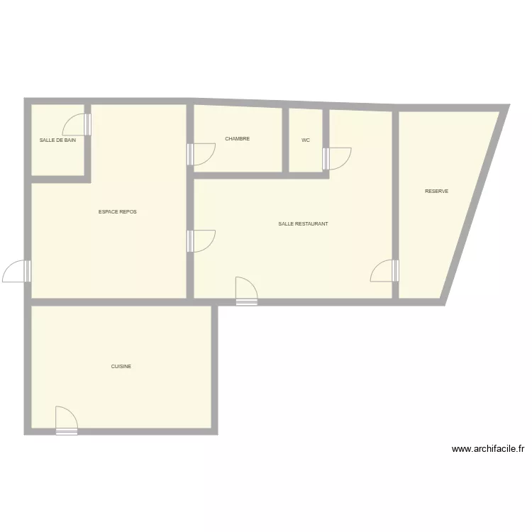 melun. Plan de 
