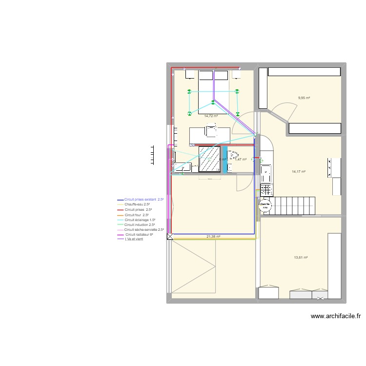 chambre sous-sol élec. Plan de 0 pièce et 0 m2