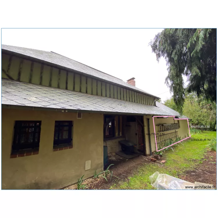 MUR EXTERIEUR 3. Plan de 