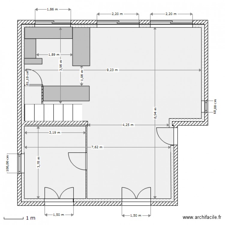 pilot etage1 murs. Plan de 0 pièce et 0 m2