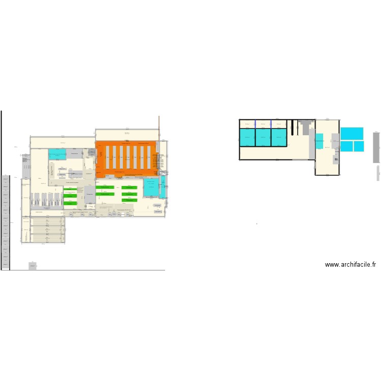 Projet agencement Station de conditionnement v6. Plan de 0 pièce et 0 m2