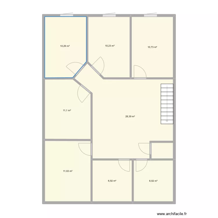 salle de jeu etage 2. Plan de 