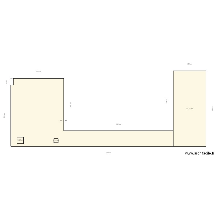 julia ste marie. Plan de 4 pièces et 65 m2