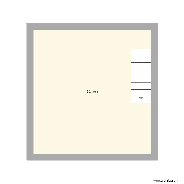 Croquis RAMM Cave. Plan de 