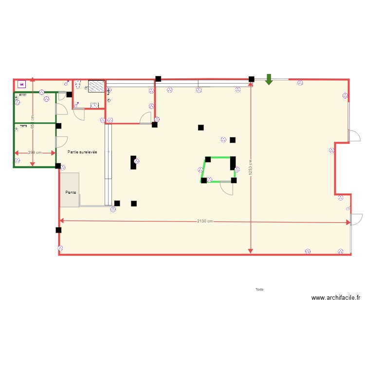 PLAN SOL. Plan de 0 pièce et 0 m2