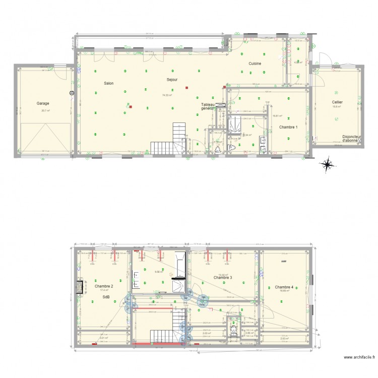 Brefordes elec 3. Plan de 0 pièce et 0 m2