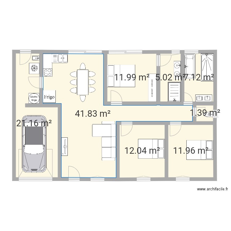 Aurélie et jonathan. Plan de 0 pièce et 0 m2