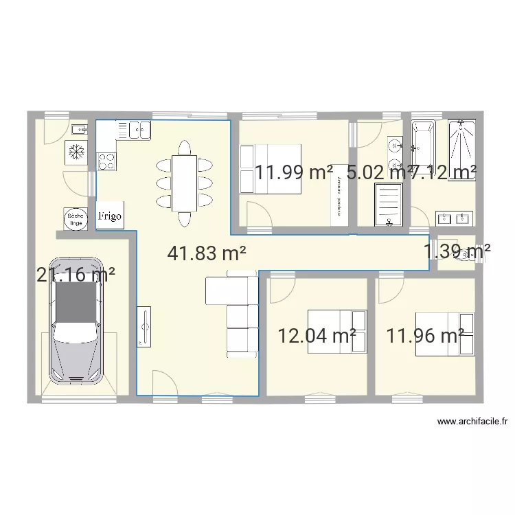 Aur&eacute;lie et jonathan. Plan de 