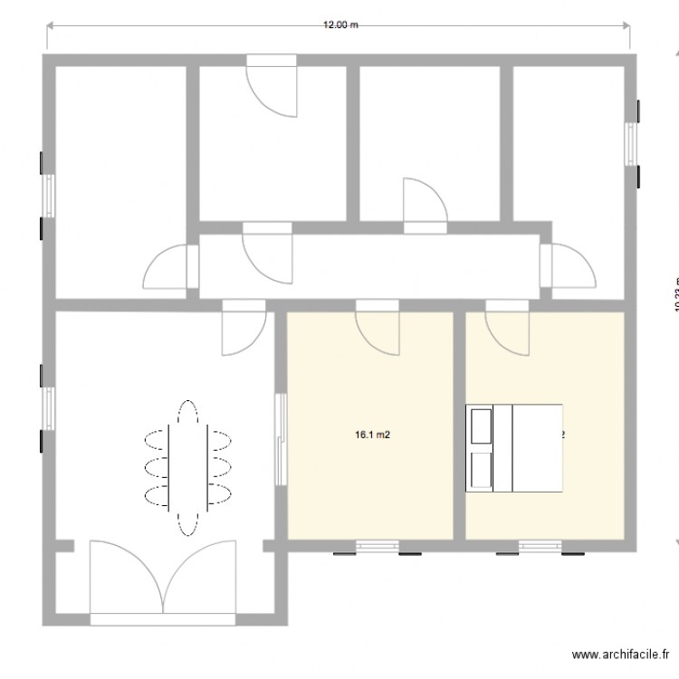 Maison. Plan de 0 pièce et 0 m2