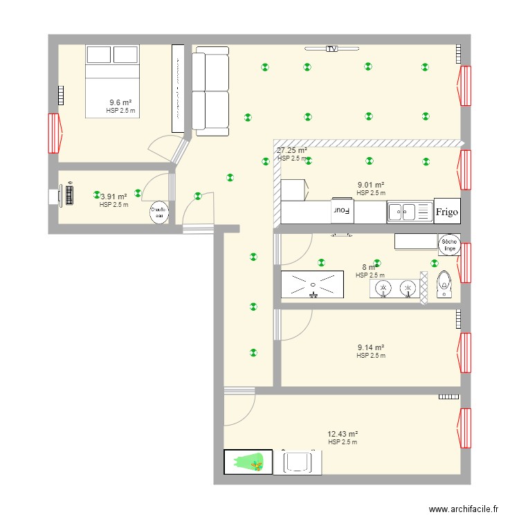 nouvel cote. Plan de 0 pièce et 0 m2