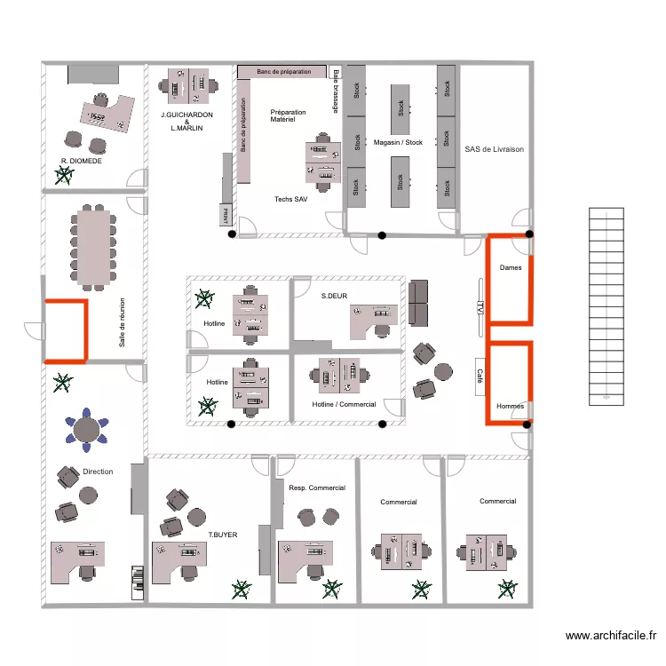 montboucons. Plan de 