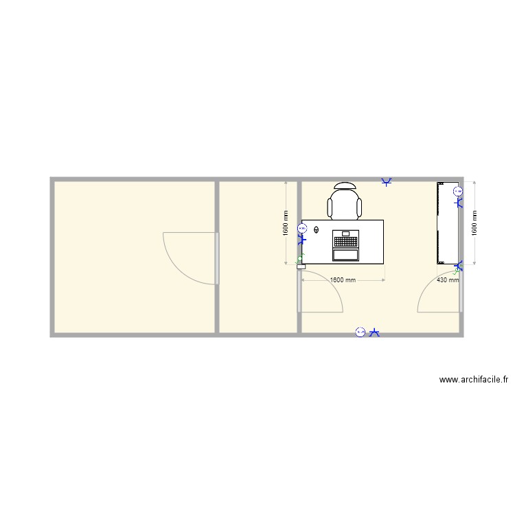bureau GD MEUBLE. Plan de 0 pièce et 0 m2