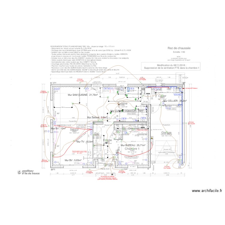 Plan RDC. Plan de 0 pièce et 0 m2