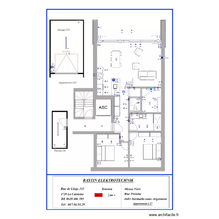 Appartement Meuse View appartement C 27 5 2020. Plan de 