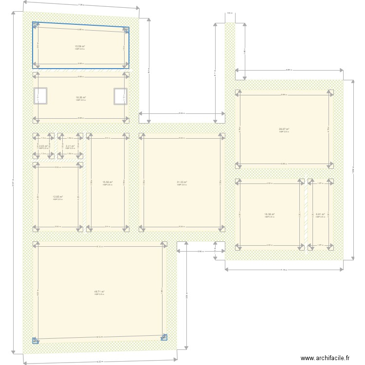 Patate House RDC. Plan de 0 pièce et 0 m2