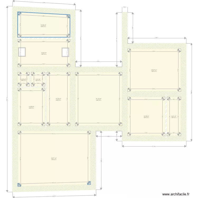 Patate House RDC. Plan de 