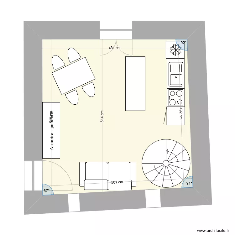 Bergerie ET0-1.1. Plan de 