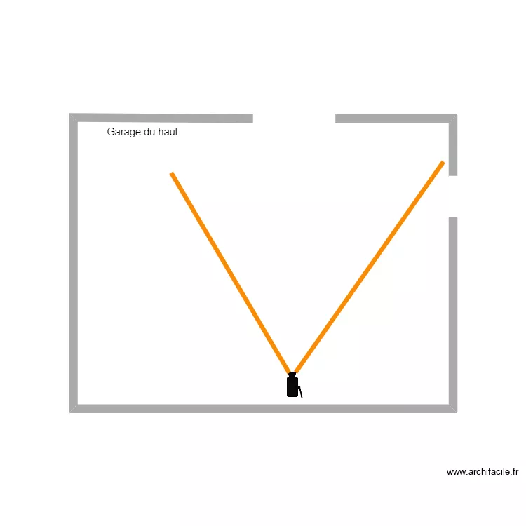 Fran&ccedil;ois Xavier garage du haut. Plan de 