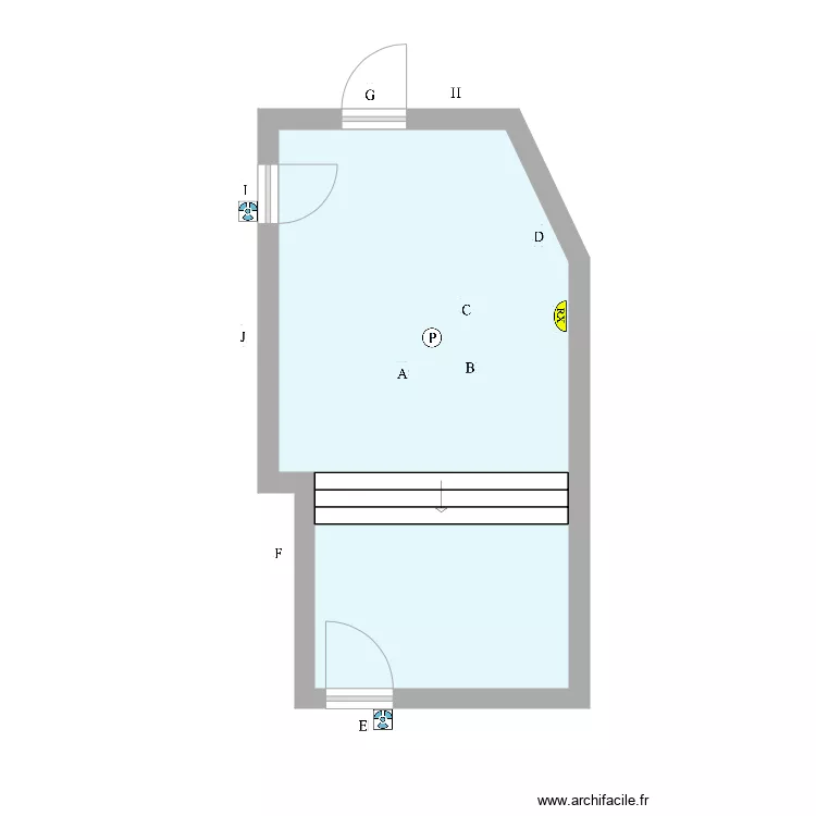 Cabinet du Dr DENGLOS. Plan de Cabinet du Dr DENGLOS. Plan de